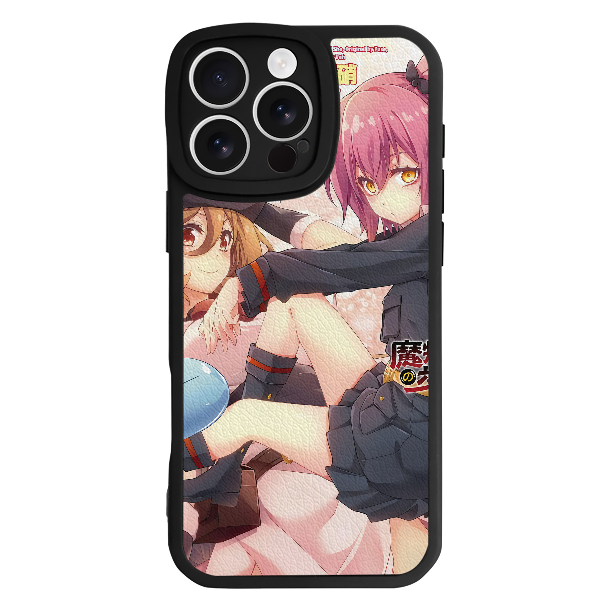 （画像用） 転スラ Regarding Reincarnated to Slime 【iPhone 16シリーズ対応】シリコンスマホケース（レザー調） 材質：シリコン